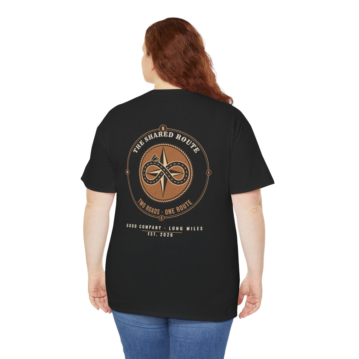 The Shared Route Compass Patch Tee