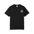 Shared Route Compass T‑Shirt — Vintage Infinity Map Graphic