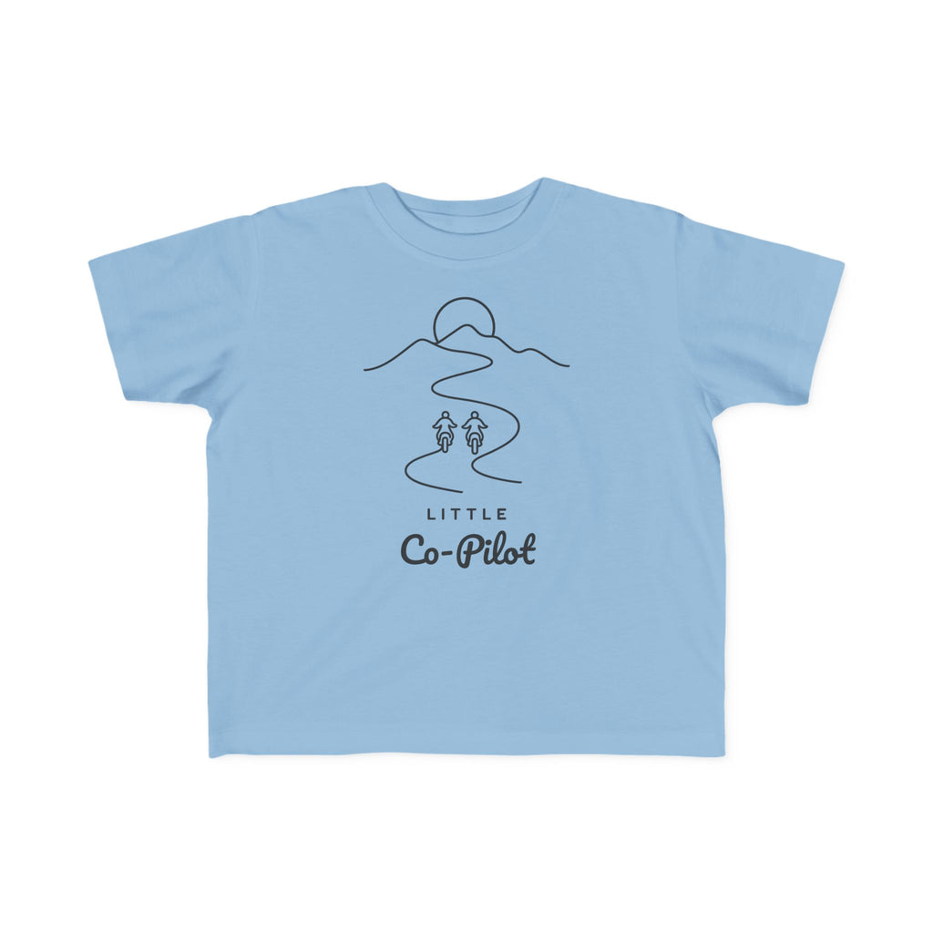 Little Co-Pilot Toddler Tee - One Line Mountain Road Shirt
