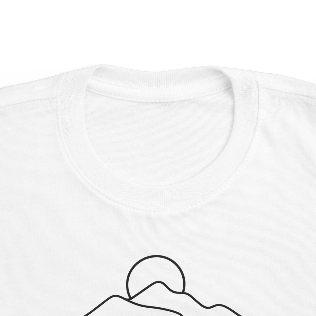 Little Co-Pilot Toddler Tee - One Line Mountain Road Shirt