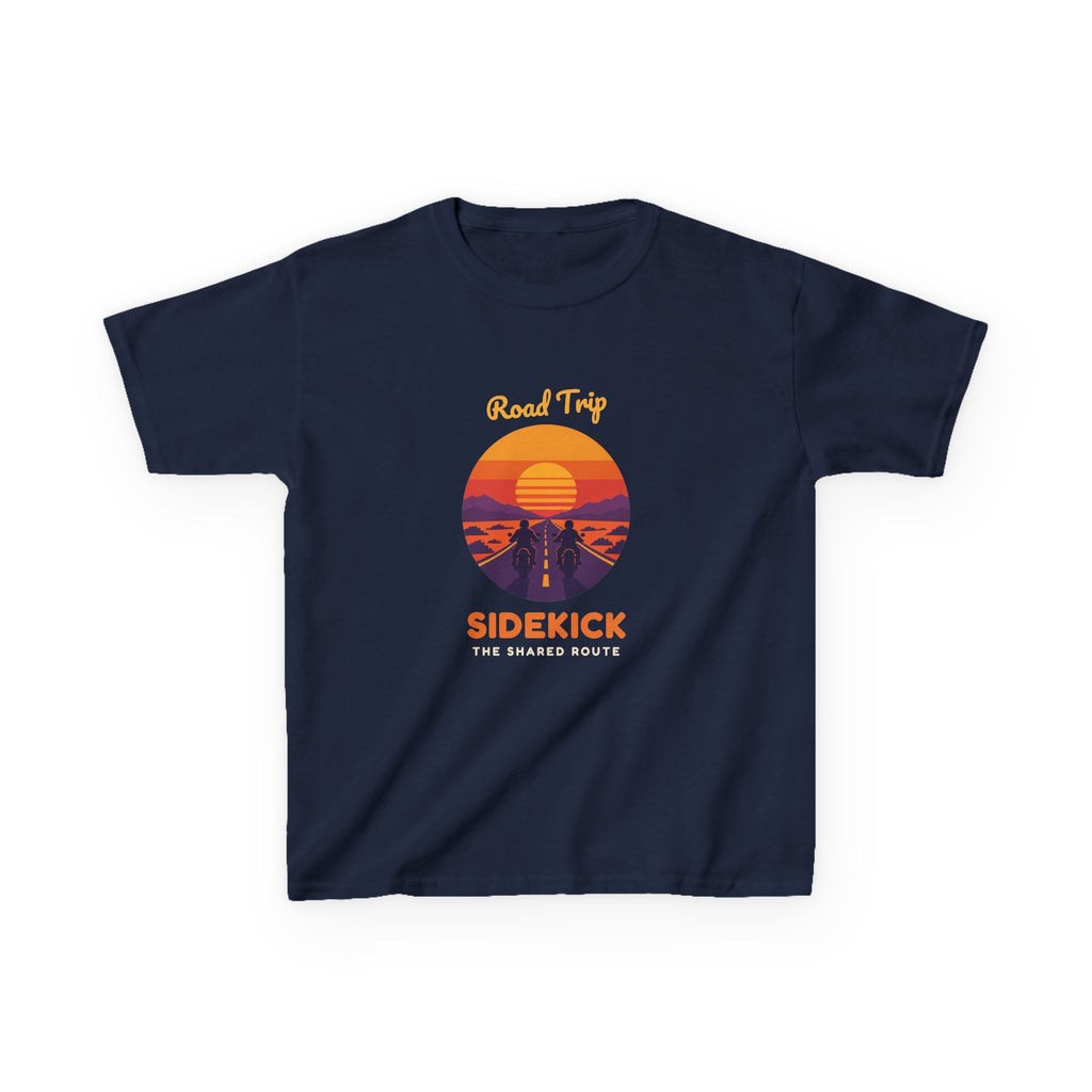 Road Trip Sidekick Youth Tee - Retro Sunset Riders Shirt