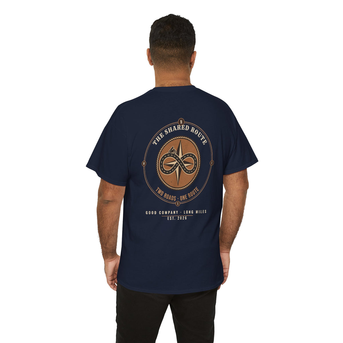 The Shared Route Compass Patch Tee
