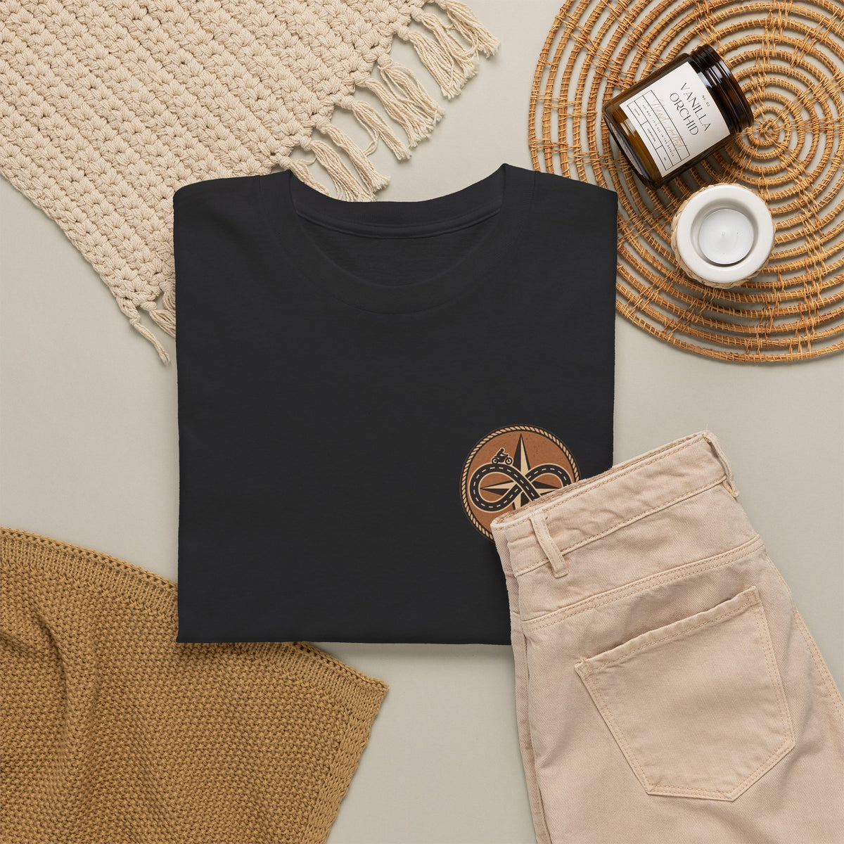 The Shared Route Compass Patch Tee