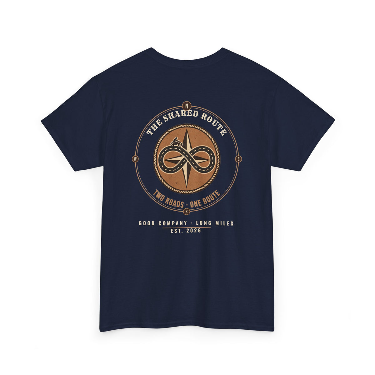 The Shared Route Compass Patch Tee