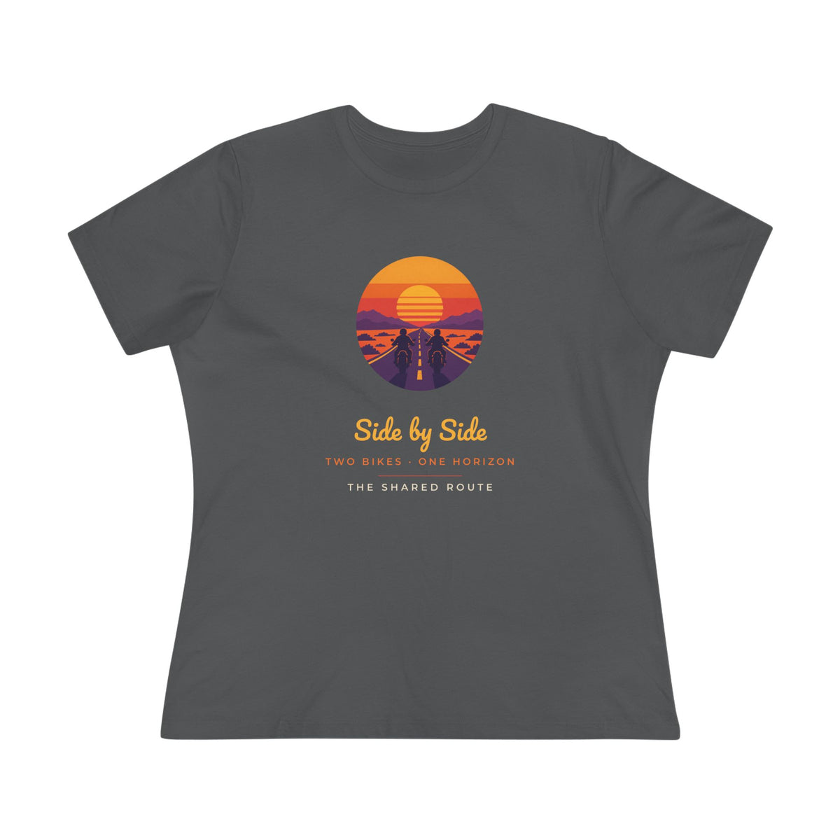 Side by Side Sunset Women's Relaxed Tee | The Shared Route