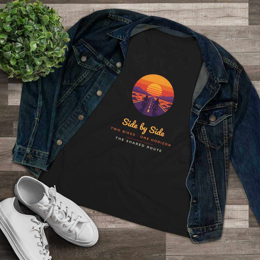 Side by Side Sunset Women's Relaxed Tee | The Shared Route