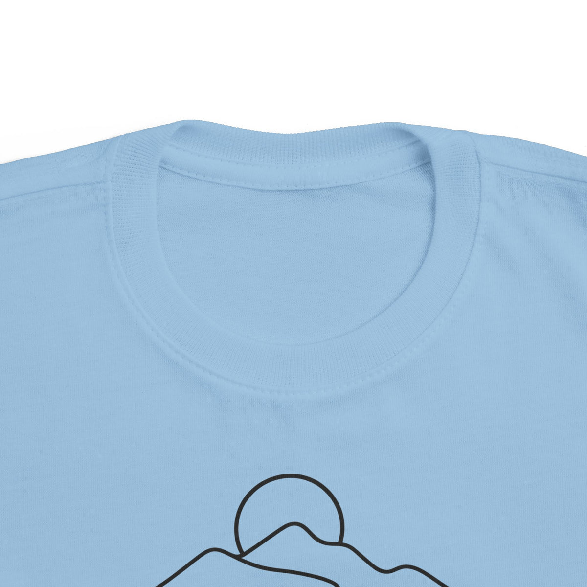 Little Co-Pilot Toddler Tee - One Line Mountain Road Shirt