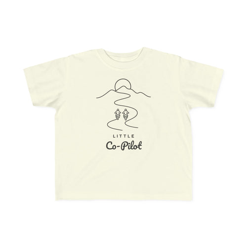 Little Co-Pilot Toddler Tee - One Line Mountain Road Shirt