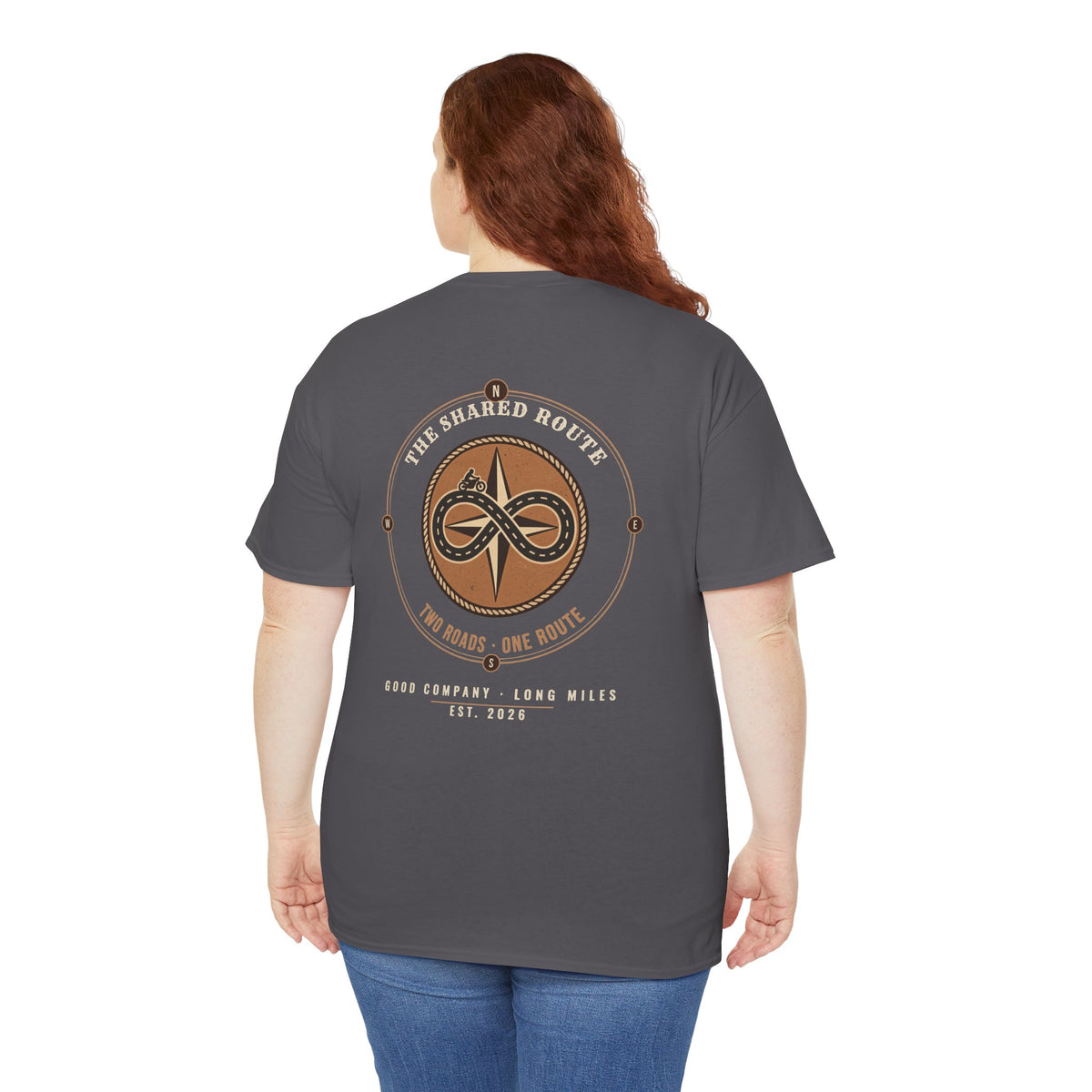The Shared Route Compass Patch Tee