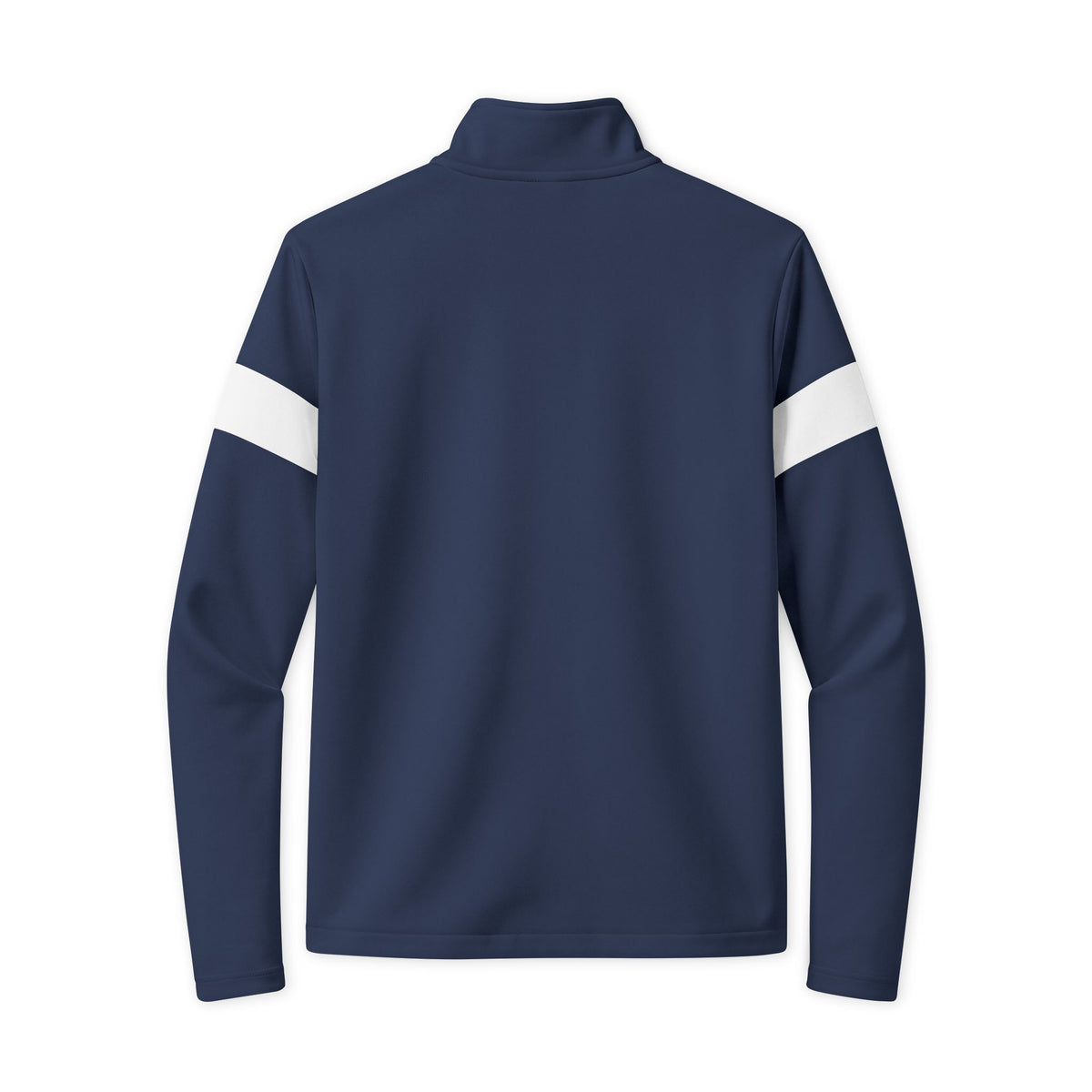 Embroidered Travel Full-Zip Jacket - Lightweight Red Track Jacket with White Sleeve Stripes