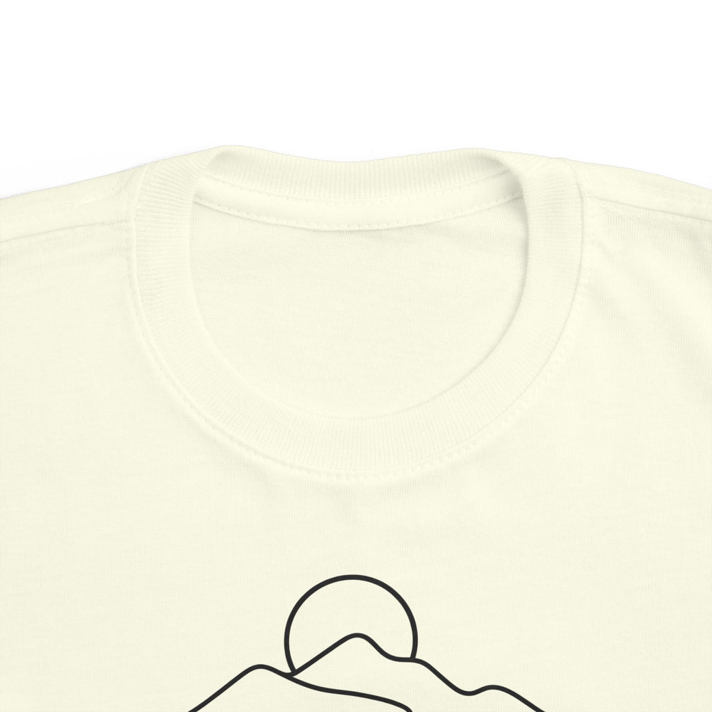 Little Co-Pilot Toddler Tee - One Line Mountain Road Shirt