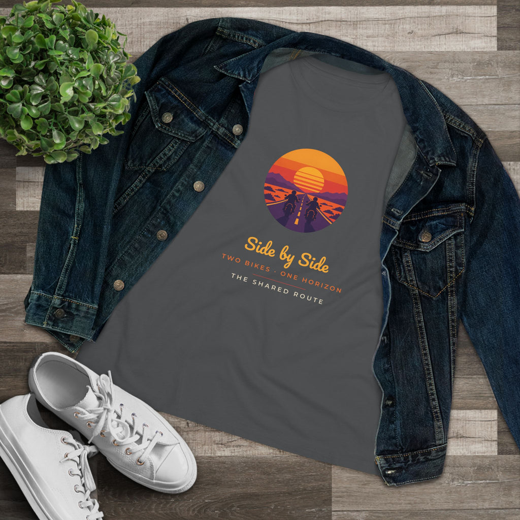 Side by Side Sunset Women's Relaxed Tee | The Shared Route