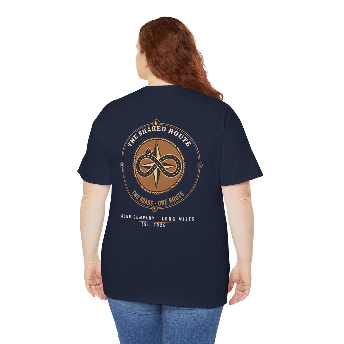 The Shared Route Compass Patch Tee