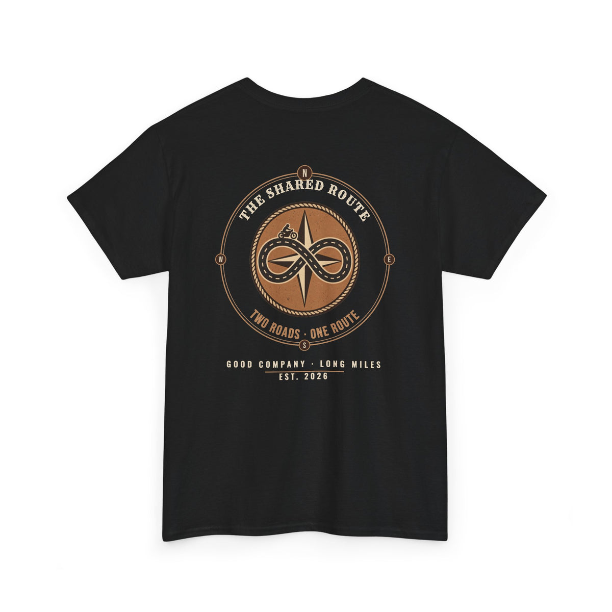 The Shared Route Compass Patch Tee